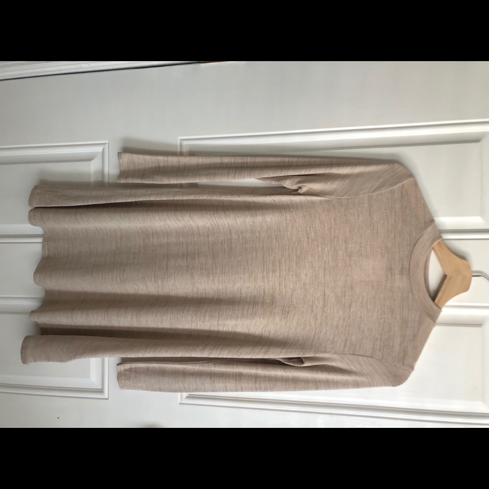 Beige Long Sleeve Dress size 4